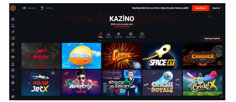 PinUp-də Aviator oynayın Pin Up Aviator